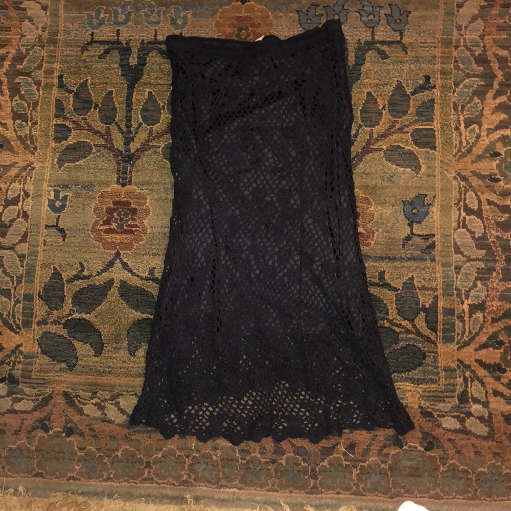 Black Netted Mermaid Skirt